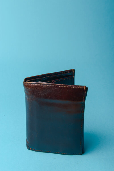 mens leather wallet