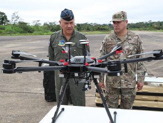 drone used for security